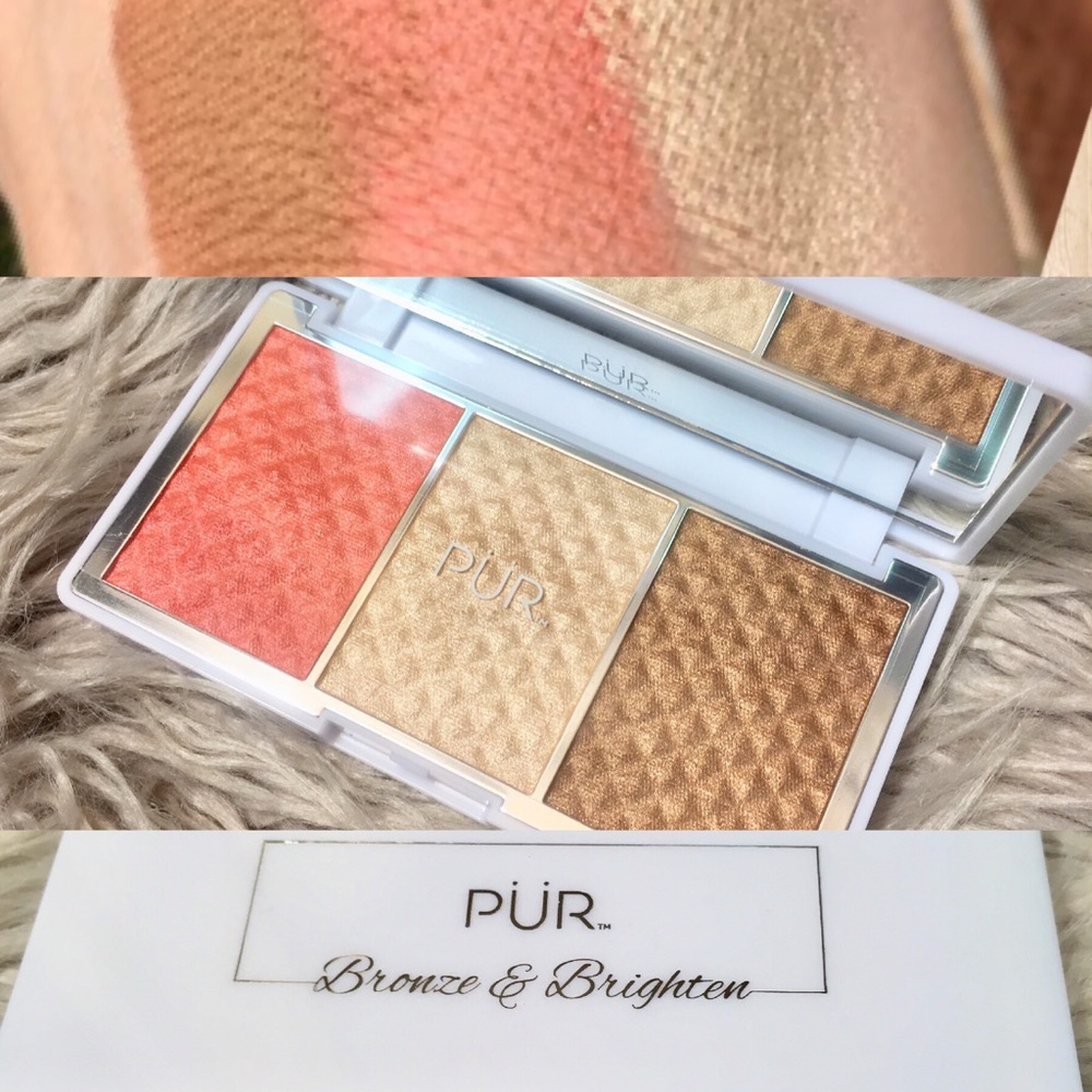 Pur Bronze & Brighten - Blush Highlighter Palette